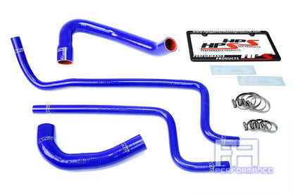 HPS Silicone Radiator + Heater Hose Kit For Jeep 00-01 Wrangler TJ 4.0L LHD Blue