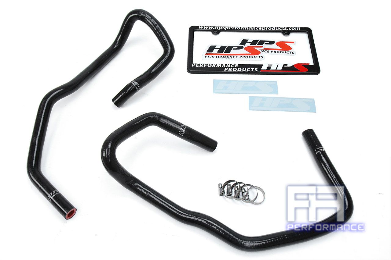 HPS Reinforced Silicone Heater Hose Kit For Toyota 10-17 4Runner 4.0L V6 Black