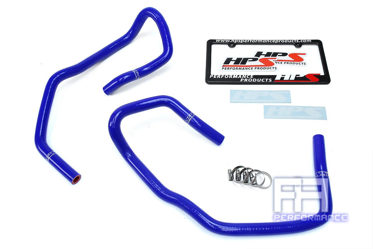 HPS Reinforced Silicone Heater Hose Kit For Toyota 10-17 4Runner 4.0L V6 Blue