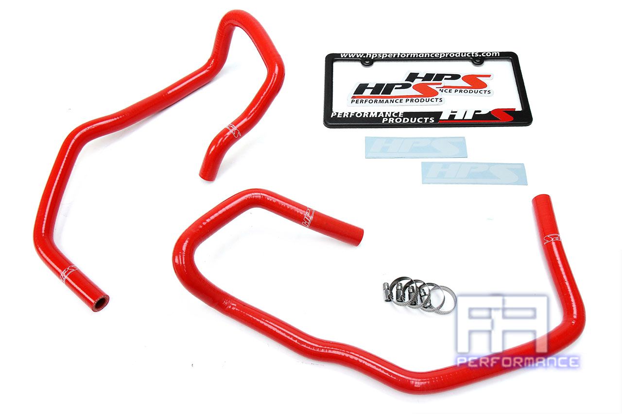 HPS Reinforced Silicone Heater Hose Kit For Toyota 10-17 4Runner 4.0L V6 Red