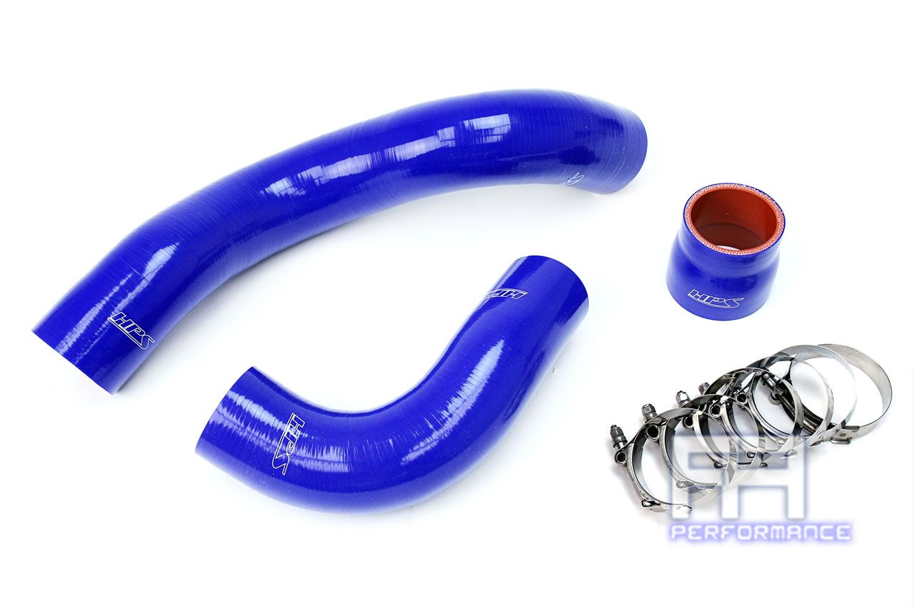 HPS Reinforced Silicone Intercooler Hose For 17-18 Civic Type R 2.0L Turbo Blue