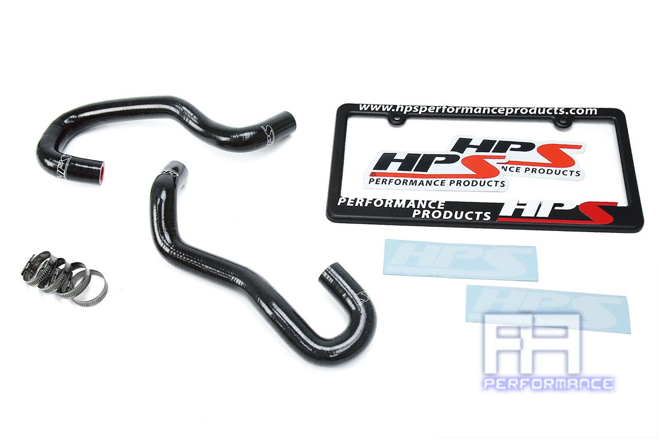 HPS Reinforced Silicone Heater Hose Kit For Toyota 07-10 Tundra 4.0L V6 Black