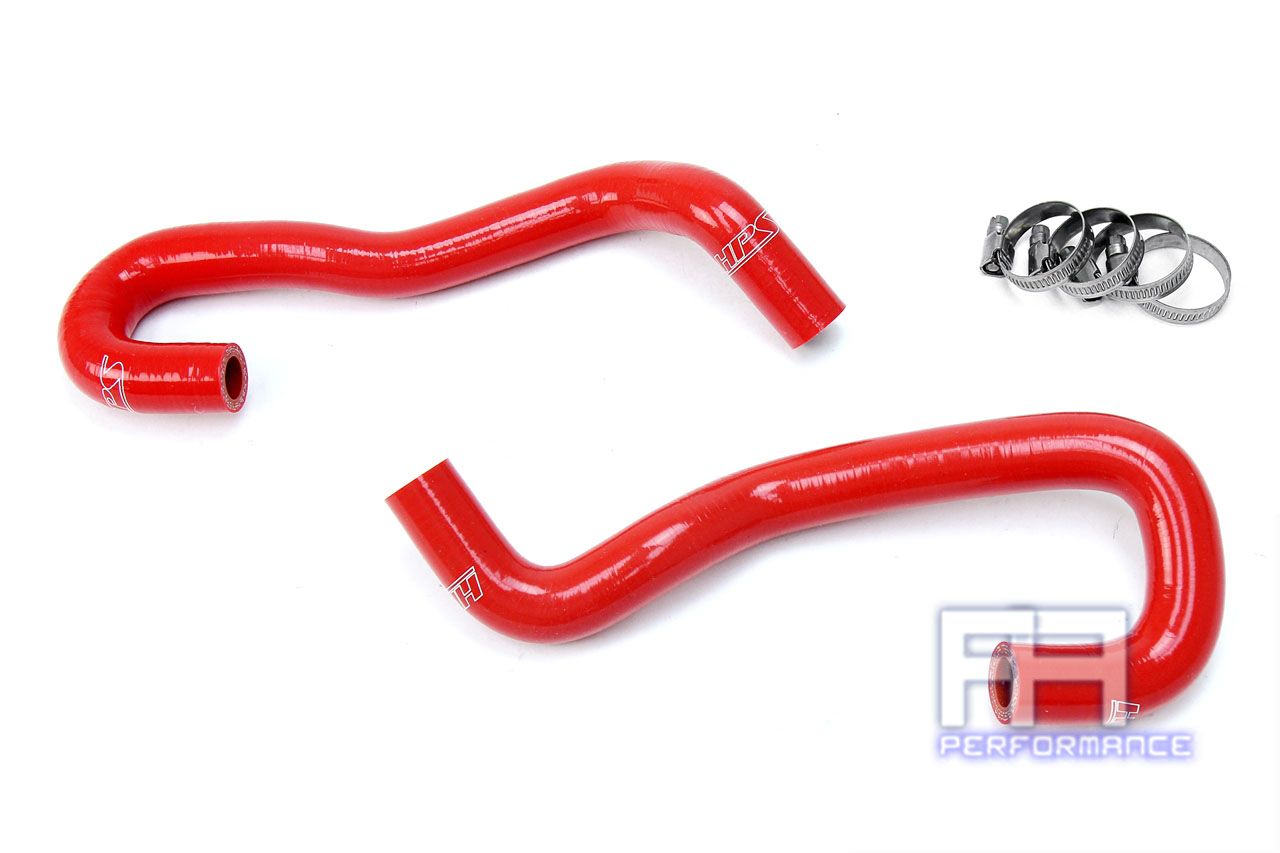 HPS Reinforced Silicone Heater Hose Kit For Toyota 07-10 Tundra 4.0L V6 Red