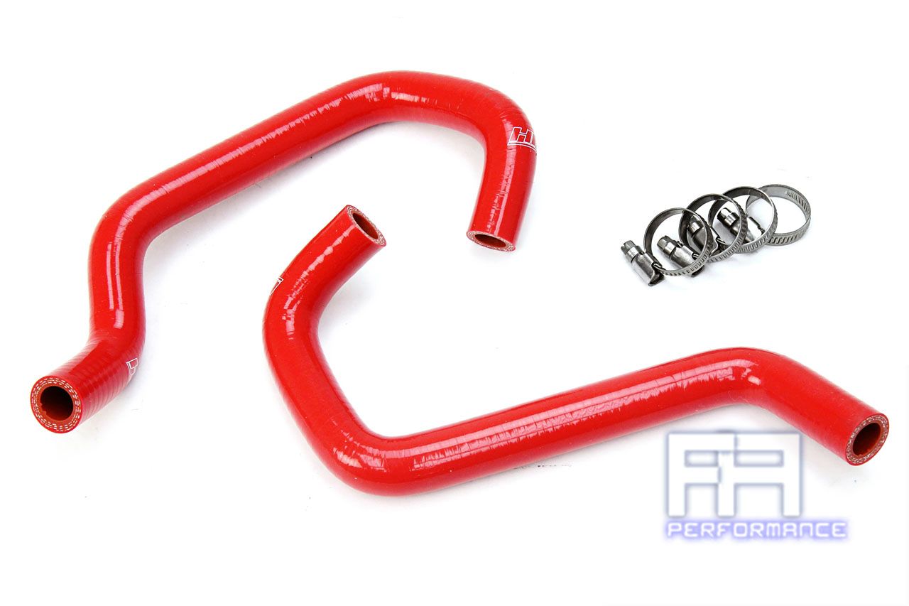 HPS Reinforced Silicone Heater Hose Kit For Toyota 11-14 Tundra 4.0L V6 Red