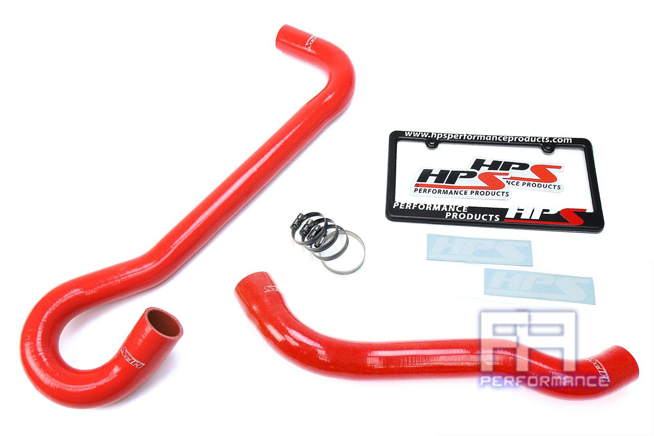 HPS Radiator Hose For 06-08 Commander XK, 05-08 Grand Cherokee 5.7L V8 WK1 Red
