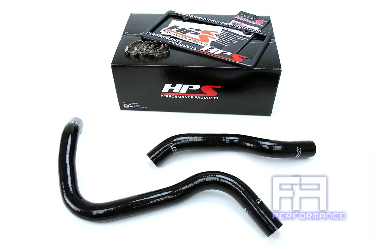 HPS Reinforced Silicone Radiator Hose Kit For Honda 03-07 Accord 3.0L V6 Black