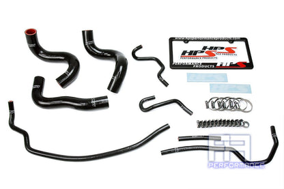 HPS Reinforced Silicone Radiator Hose Kit For Toyota 09-13 Corolla 1.8L Black