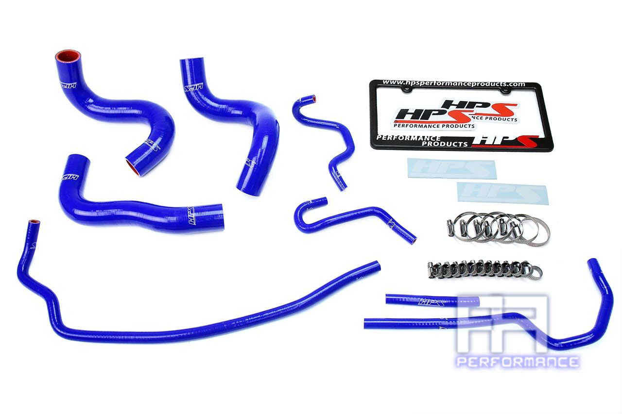 HPS Reinforced Silicone Radiator Hose Kit For Toyota 09-13 Corolla 1.8L Blue