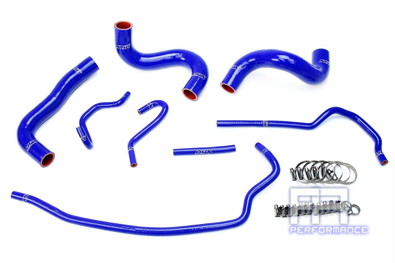 HPS Reinforced Silicone Radiator Hose Kit For Toyota 09-13 Corolla 1.8L Blue