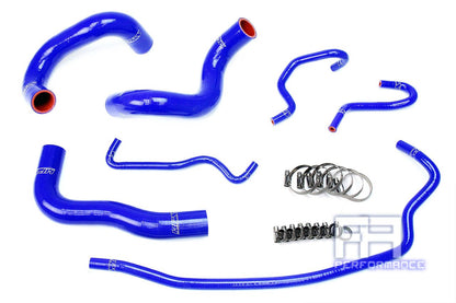 HPS Reinforced Silicone Radiator Hose Kit For Toyota 14-18 Corolla 1.8L Blue