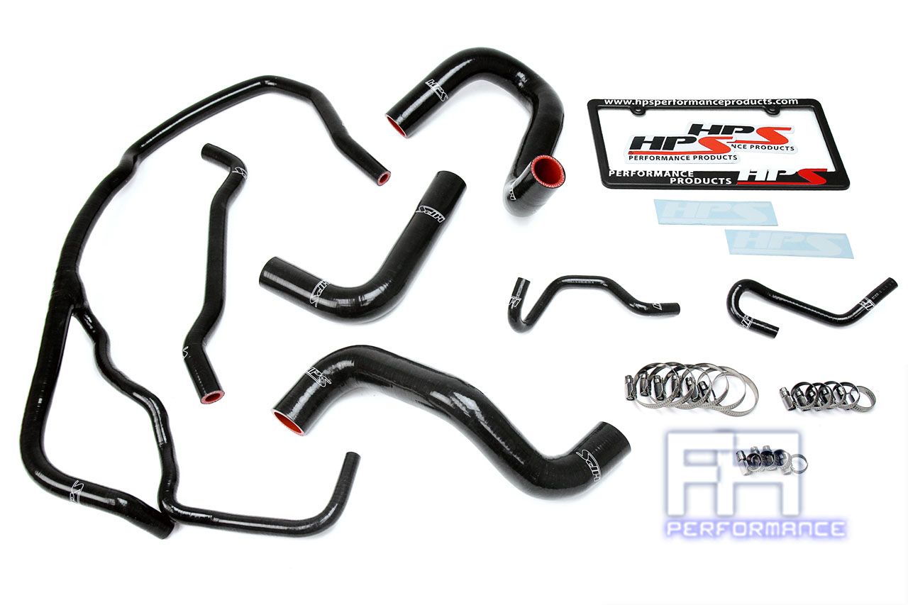 HPS Reinforced Silicone Radiator Hose For Scion 16 iM 1.8 17-18 Corolla iM Black