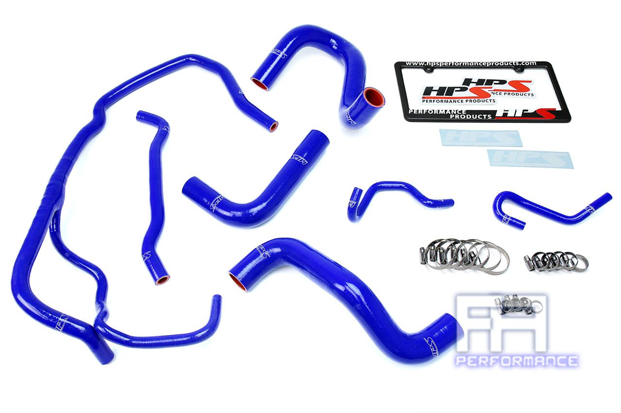 HPS Reinforced Silicone Radiator Hose For Scion 16 iM 1.8L 17-18 Corolla iM Blue