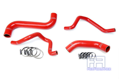 HPS Silicone Radiator + Heater Hose Kit For 06-07 Impreza 2.5L Non Turbo LHD Red