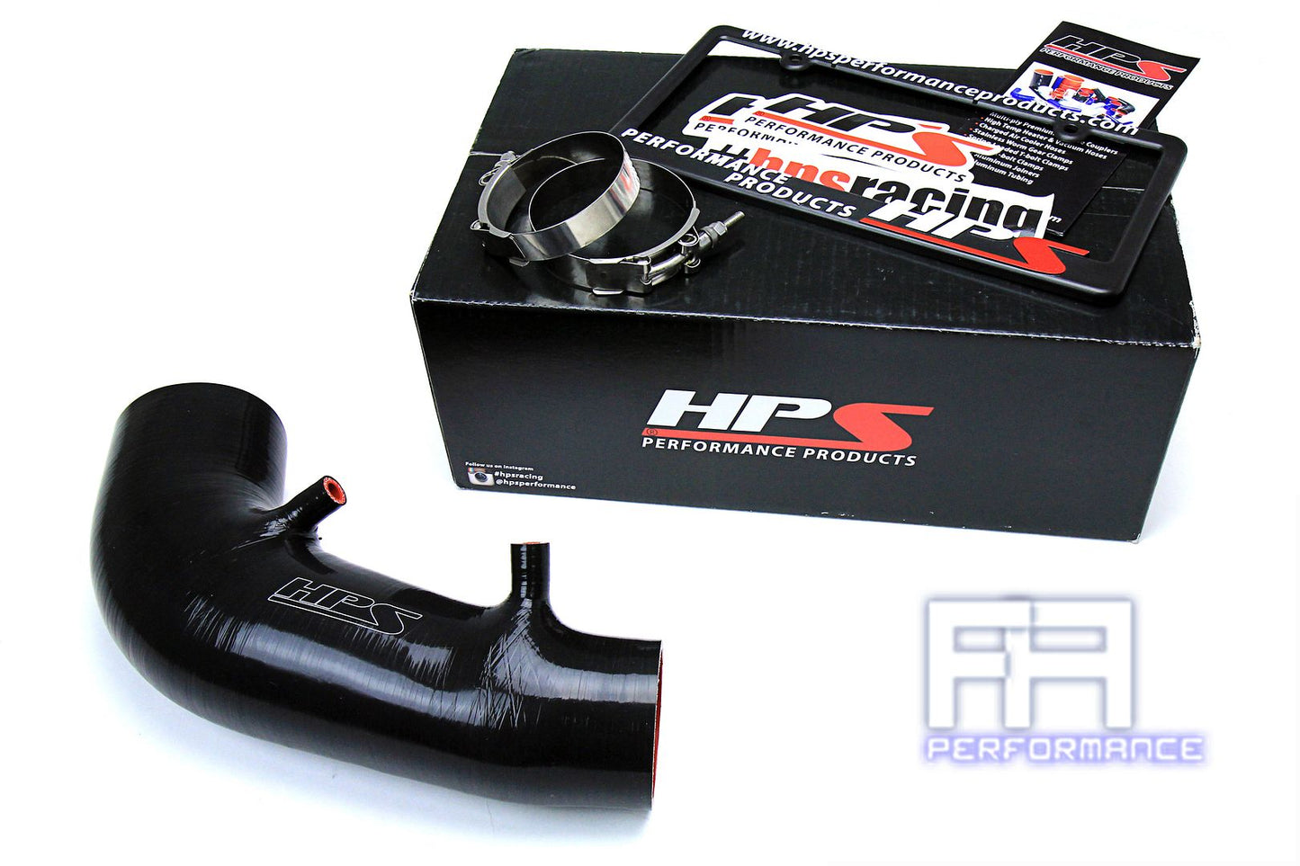 HPS Silicone Post MAF Air Intake Hose Kit For 06-09 S2000 AP2 2.2L F22 Black