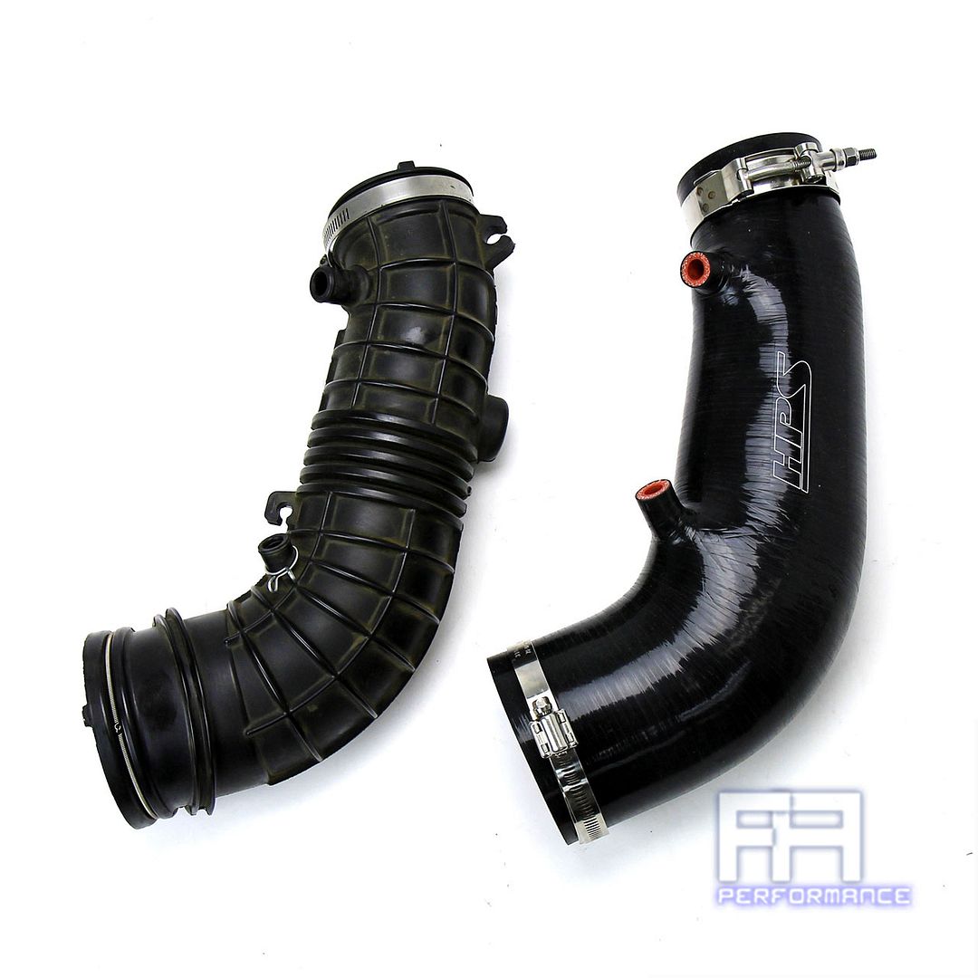 HPS Silicone Post MAF Air Intake Hose Kit For 06-09 S2000 AP2 2.2L F22 Black