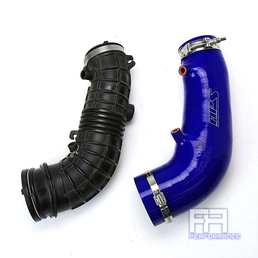 HPS Silicone Post MAF Air Intake Hose For Honda 06-09 S2000 AP2 2.2L F22 Blue