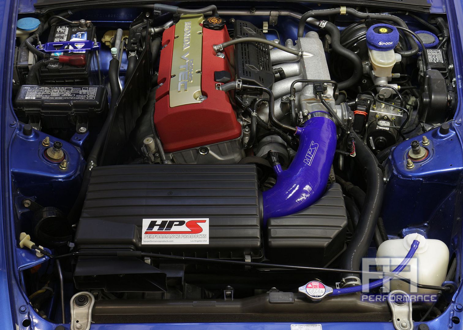 HPS Silicone Post MAF Air Intake Hose Kit For 06-09 S2000 AP2 2.2L F22 Black