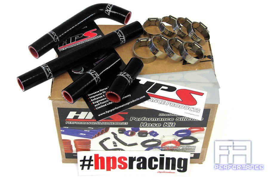 HPS Silicone Radiator Coolant Hose Kit For 00-02 Yamaha YZ426F WR426F - Black