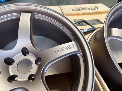 Rays Gram Lights 57CR Bronze 2 19" 19x9.5 +25 5x114 Wheel Rim, Set 4, 22.8lbs