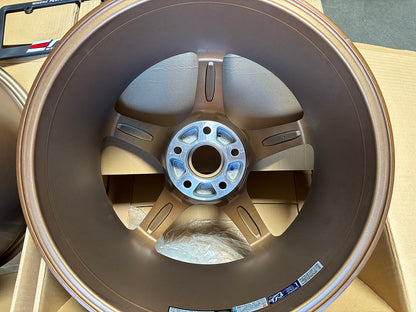 Rays Gram Lights 57CR Bronze 2 19" 19x9.5 +25 5x114 Wheel Rim, Set 4, 22.8lbs