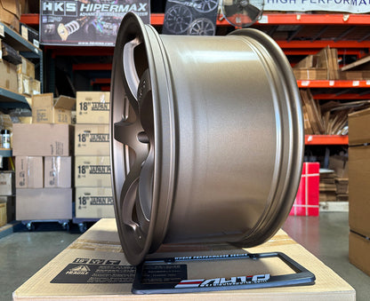 Rays Gram Lights 57CR Bronze 2 19" 19x9.5 +25 5x114 Wheel Rim, Set 4, 22.8lbs