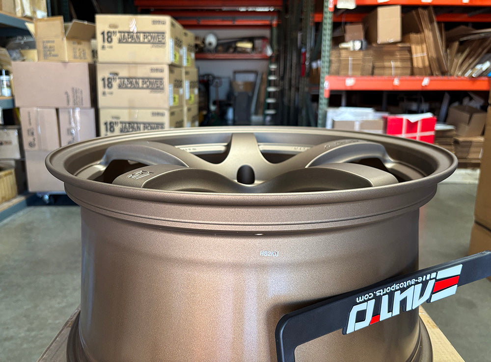 Rays Gram Lights 57CR Bronze 2 19" 19x9.5 +25 5x114 Wheel Rim, Set 4, 22.8lbs