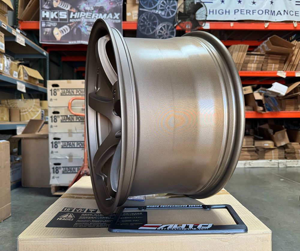 Rays Gram lights 57CR Bronze 2 Wheels 19x9.5 +25 19x10.5 +12 5x114 set 4