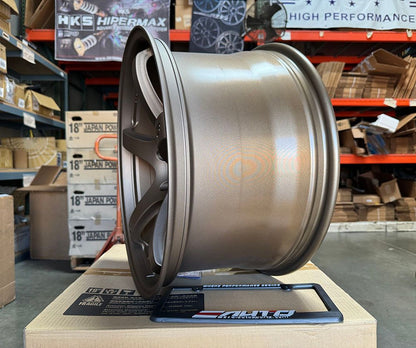 Rays Gram lights 57CR Bronze 2 Wheels 19x9.5 +25 19x10.5 +12 5x114 set 4