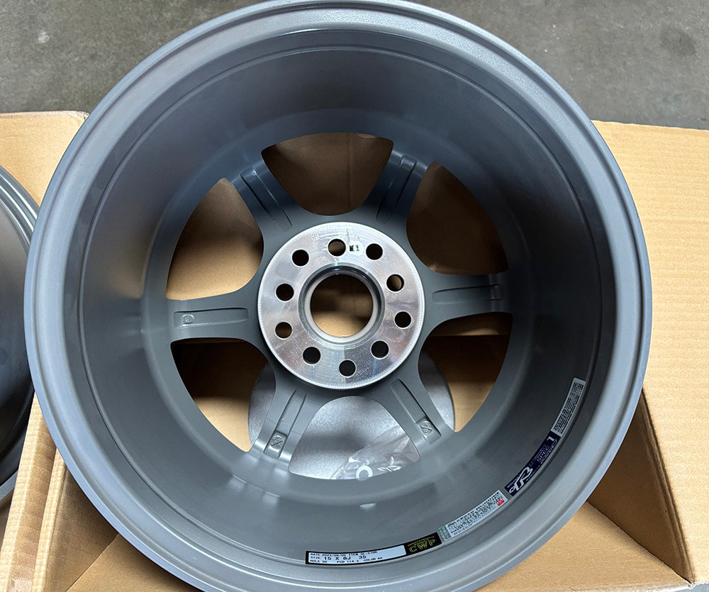 Rays Gram Lights 57DR Glossy / Army Gray Wheel Rim 15" 15x8 +35 5x114.3, Set 4