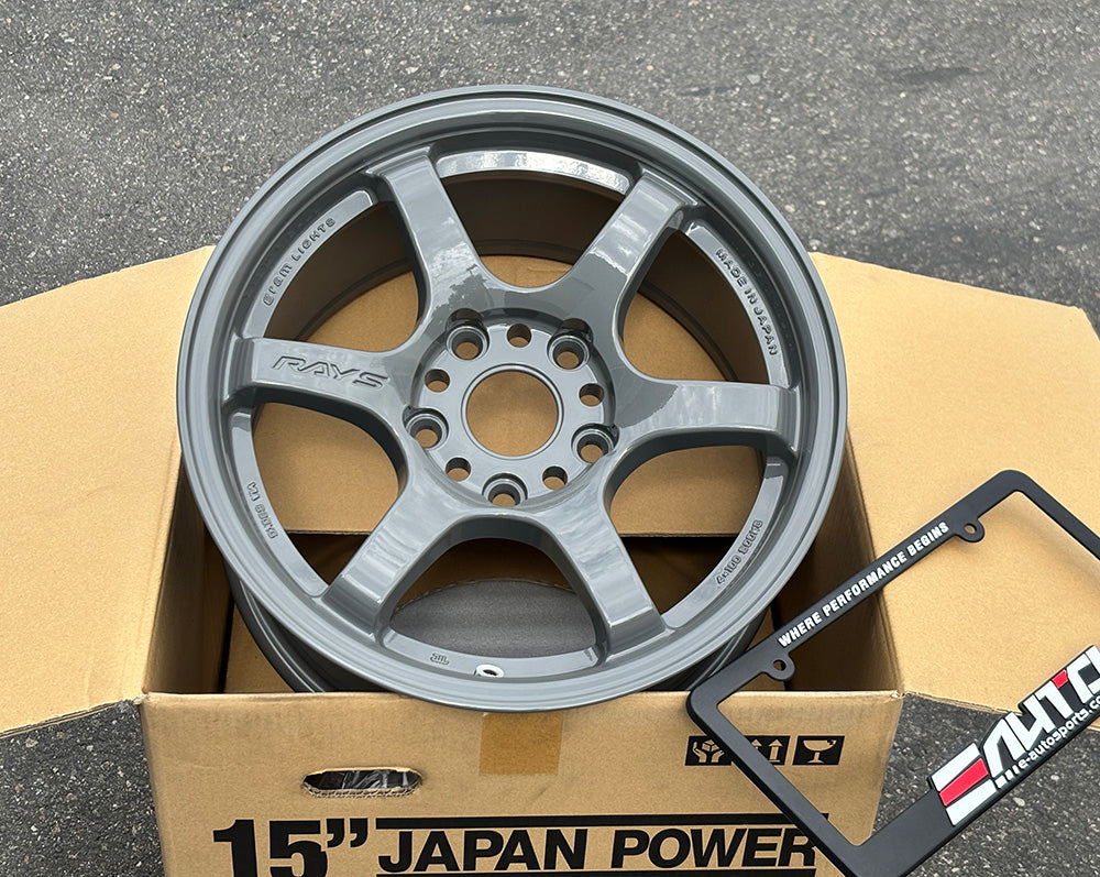 Rays Gram Lights 57DR Glossy / Army Gray Wheel Rim 15" 15x8 +35 5x114.3, Set 4