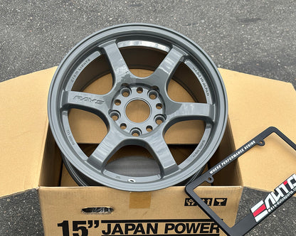 Rays Gram Lights 57DR Glossy / Army Gray Wheel Rim 15" 15x8 +35 5x114.3, Set 4