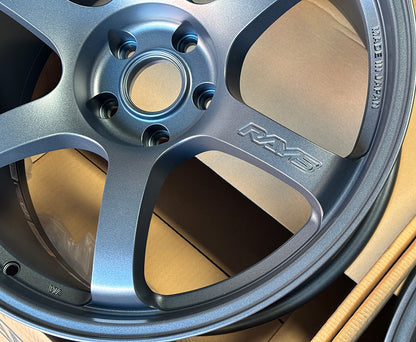 Rays 57DR GunBlue Wheel 19" 19x9.5 19x10.5 5x114 for 370z Nissan Z RZ34