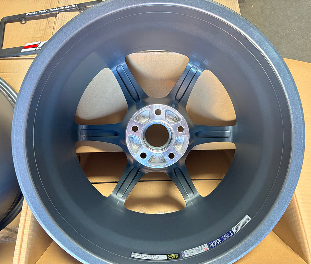 Rays 57DR GunBlue Wheel 19" 19x9.5 19x10.5 5x114 for 370z Nissan Z RZ34