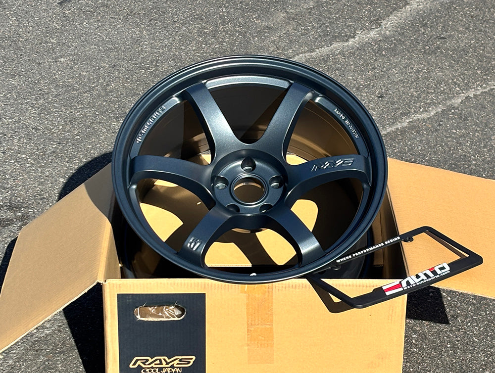 Rays 57DR GunBlue Wheel 19" 19x9.5 19x10.5 5x114 for 370z Nissan Z RZ34