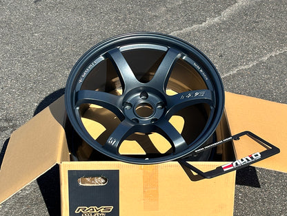 Rays 57DR GunBlue Wheel 19" 19x9.5 19x10.5 5x114 for 370z Nissan Z RZ34