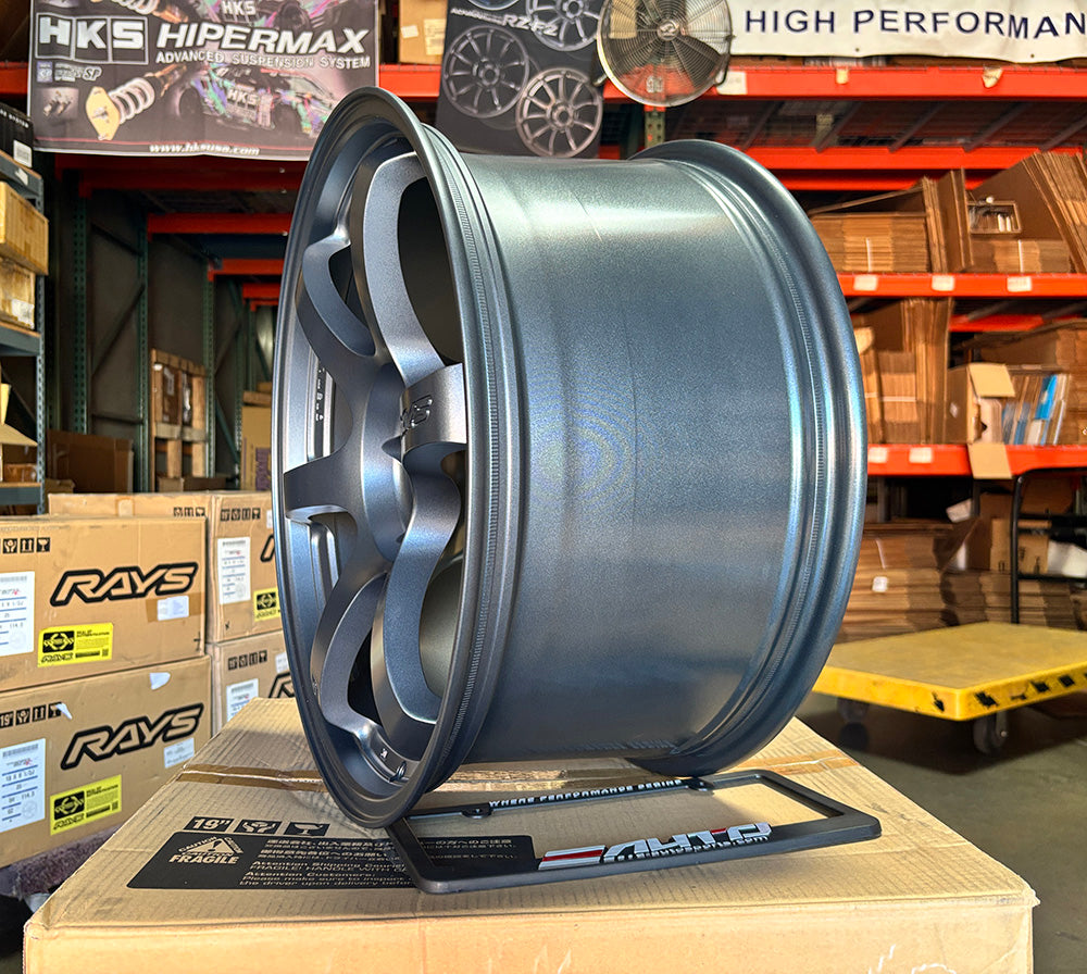 Rays 57DR GunBlue Wheel 19" 19x9.5 19x10.5 5x114 for 370z Nissan Z RZ34