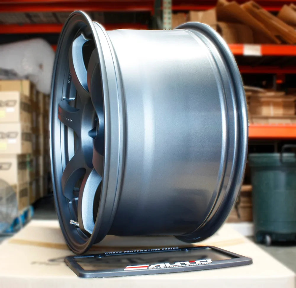 Rays Gram lights 57DR GunBlue 2 Wheels 18x9.5 +22 5x114 GR Corolla