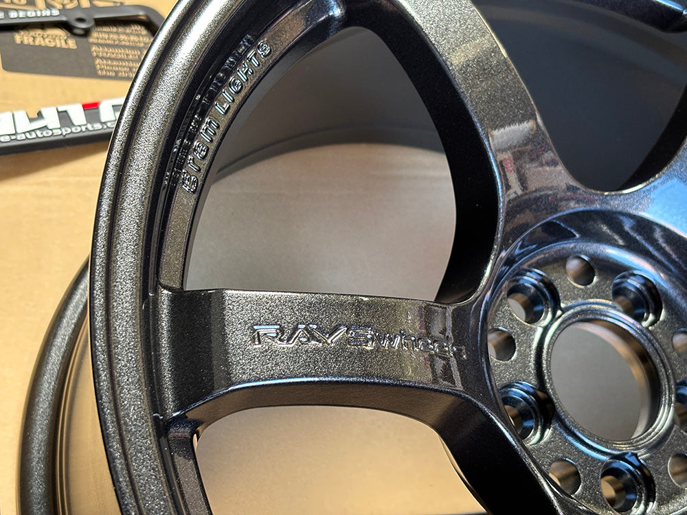 Rays 57DR 18x9.5 5x100 Glass Black Wheel Rim for  Corolla tC iM xD
