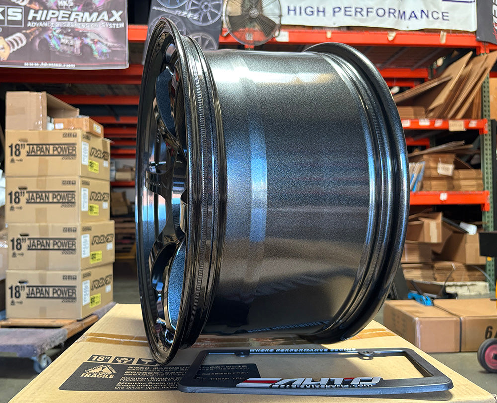 Rays 57DR 18x9.5 5x100 Glass Black Wheel Rim for  Corolla tC iM xD