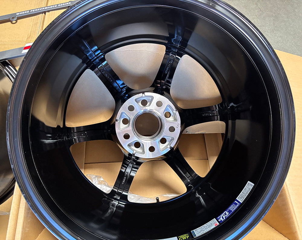 Rays 57DR Wheel Rim 18x9.5 +22 5x114 Glossy Black for Evolution Evo 7 8 9 10