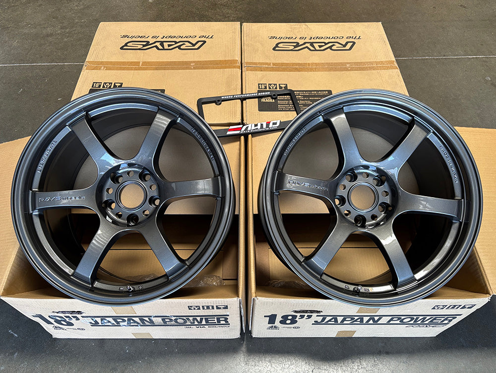 Rays 57DR Wheel Rim 18x9.5 +22 5x114 HS Gunmetallic for 300zx 350z 370z G35 G37