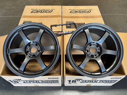 Rays 57DR Wheel Rim 18x9.5 +22 5x114 HS Gunmetallic for 300zx 350z 370z G35 G37