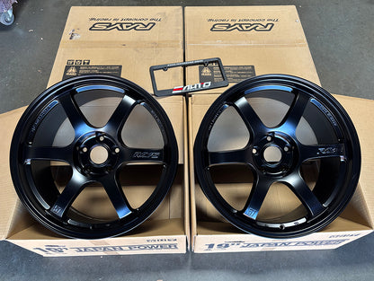 Rays 57DR Semi Black Wheels 19x8.5 +35 5x114 for for IS250 IS300 IS350 IS500