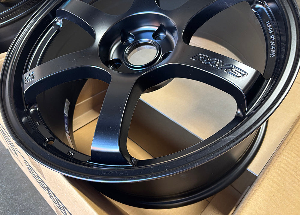 Rays Gram Lights 57DR Semi Gloss Black Wheels 19