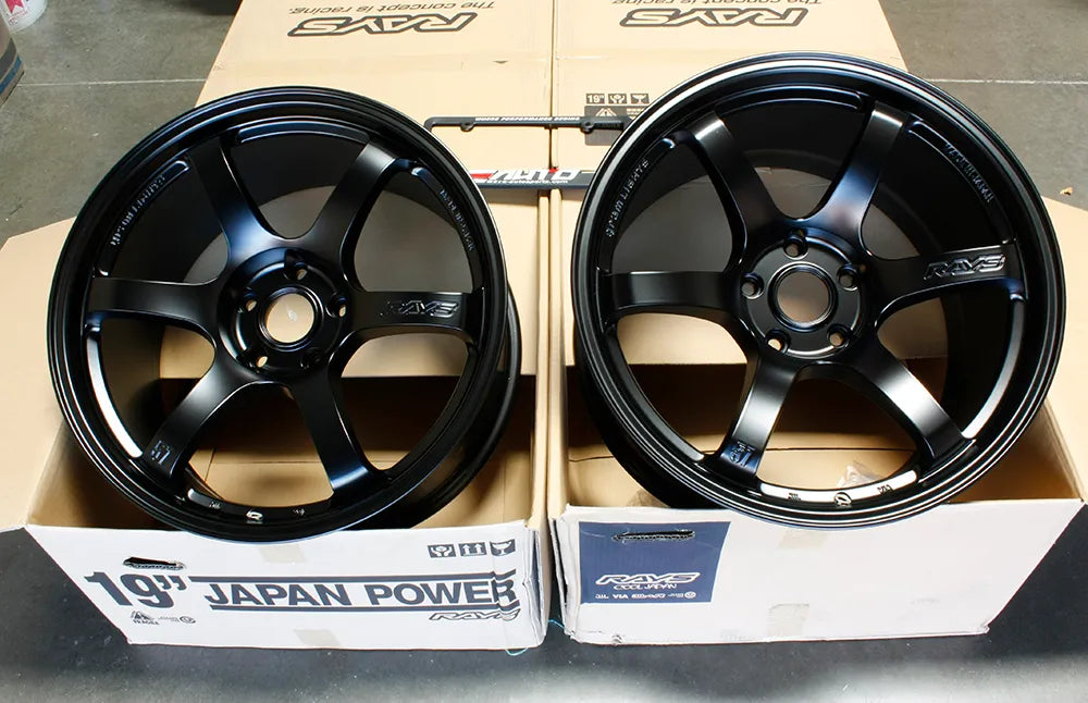 Rays 57DR S. Black Wheels 19x9.5 19x10.5 5x112 BMW G30 530i 540i 550i