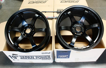 Rays 57DR S. Black Wheels 19x9.5 19x10.5 5x112 BMW G30 530i 540i 550i