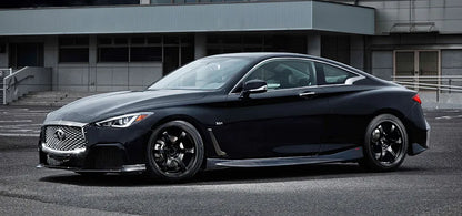 Rays 57DR Semi Black Wheels 19x9.5 35 5x114 G35 G37 Q50 Q60 QX50 QX60