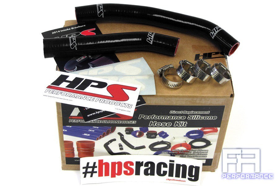 HPS Reinforced Silicone Radiator Coolant Hose Kit For 06-10 Suzuki LTR450 Black