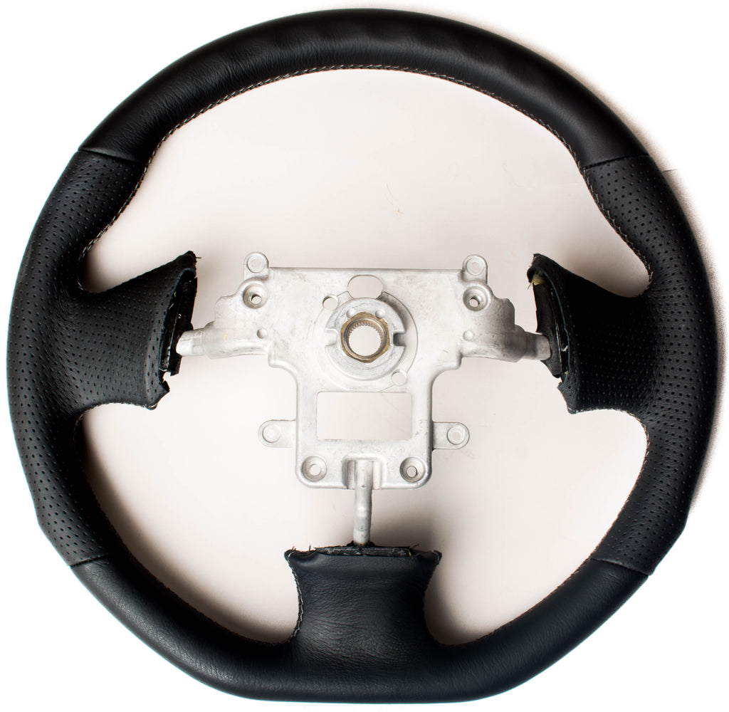 Cipher Auto Enhanced Leather Steering Wheel Grey Stitching Mazda Miata MX-5 99-05 NB!