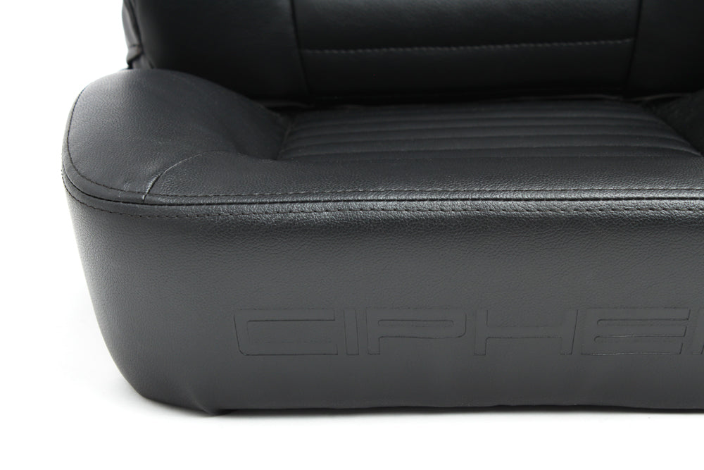 CPA3001 Black Leatherette Universal Suspension / Jeep Seats - Pair